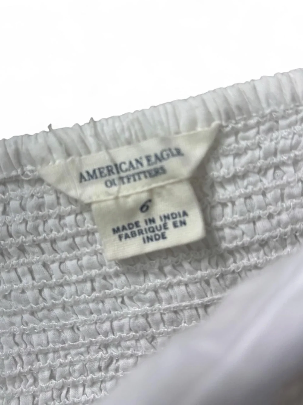Vintage Y2K American Eagle Outfitters white top that can be worn three ways